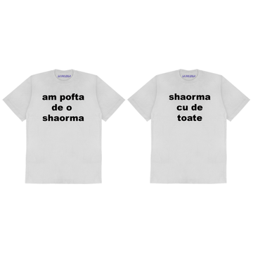 Set 2 Tricouri "Shaorma"